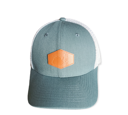 Low-Pro Leather Patch Trucker